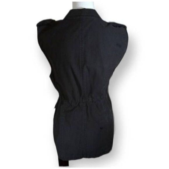 TREASURE & BOND BLACK DISTRESSED UTILITY VEST SZ.S EUC. - Picture 6 of 8
